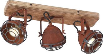 Lindby Lindby Foco farovi En Marr&oacute;n De Madera