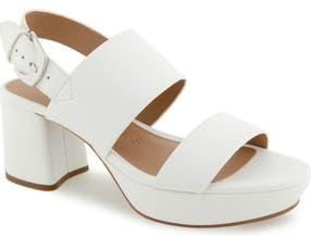 Aerosoles Camilia Platform Sandal in White at Nordstrom Rack, Size 11