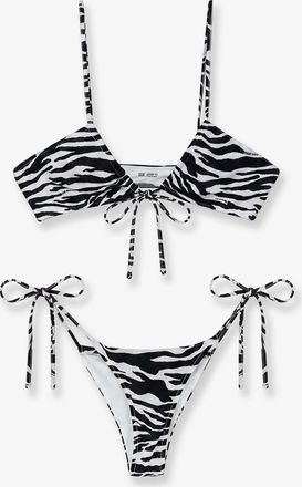 The Attico Bikini The Attico Il Primo Bagno in lycra con stampa zebrata - THE ATTICO - gender_Woman