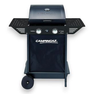 Campingaz Barbacoa De Gas De Acero De 2 Fuegos Con Ruedas Y Tapa Con Term&oacute;metro Xpert 100 L Plus