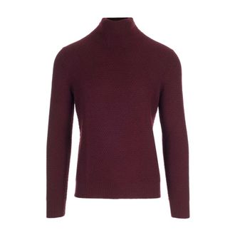 Tagliatore Turtleneck Jumper - male - Tagliatore - Turtlenecks - Red - 2XL - Knitwear