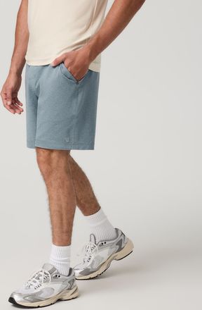 Vuori Clothing Ponto Performance Shorts 7 | Foggy Blue Heather | Medium
