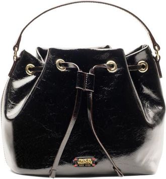 Frances Valentine Medium Minnie Leather Bucket Bag in Black at Nordstrom