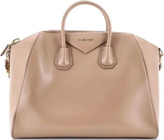 Givenchy Antigona Bag Glazed Leather Large satchel - Beige