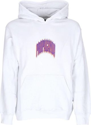 PROPAGANDA Witte Chevy Hoodie Sweatshirt met lange mouwen - Heren - Hoodies - Wit - XL - Katoen - Hoodies & sweatvesten