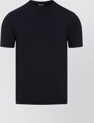 Giorgio Armani viscose crew neck short sleeve t-shirt