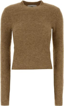 Ami Ami Camel Stretch Alpaca Blend Sweater