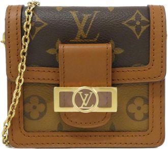 Louis Vuitton Marron Coated Canvas Fanny Pack (Pre-Owned)