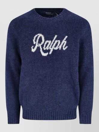 Polo Ralph Lauren crewneck sweater soft texture ribbed finishes