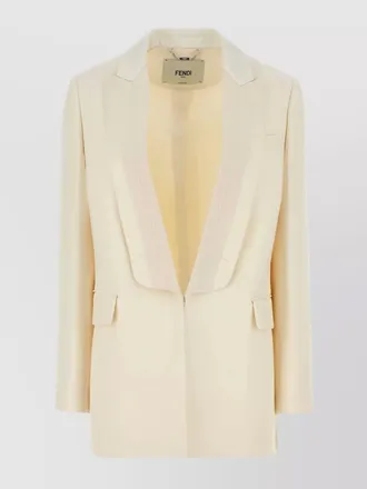 Fendi silk blend blazer