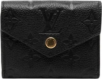 Louis Vuitton Pre-owned Canvas Snap Wallet - Dames - Vintage Accessoires - Zwart - ONE Size - Vintage