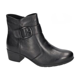 Solidus Schoenen, Dames, Zwart, 40 1/2 EU, Leer, Kerry Laarsjes met Hak