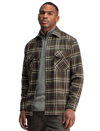 Butcher of Blue overshirt print forest green