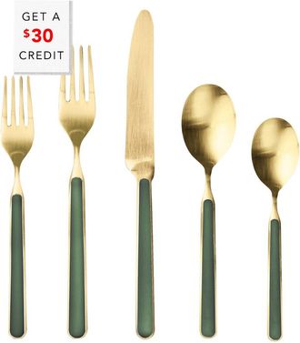 Mepra 5Pc Fantasia Ice Flatware Set With $30 Credit