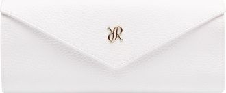Rapport London TUXEDO LEATHER JEWELLERY ROLL in White at Nordstrom