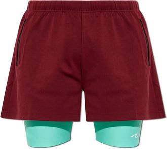 Balenciaga Logo-print Shorts - Heren - Korte Broeken - Rood - XL - Korte Broeken