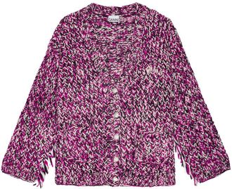 Ganni Cardigan chunky - Rosa