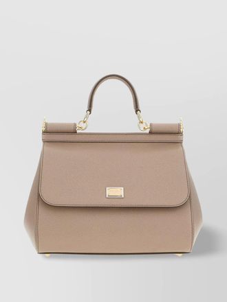 Dolce & Gabbana sicily large leather shoulder bag