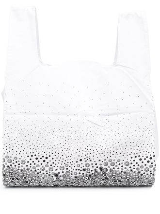 10 Corso Como spot print tote bag - White
