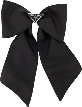 Prada Re-Nylon Haarclip - Dames - Haaraccessoires - Zwart - ONE Size - Nylon - Accessoires