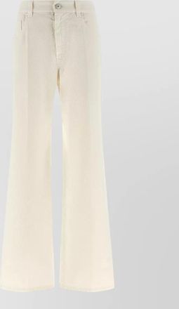 Brunello Cucinelli cotton flared jeans
