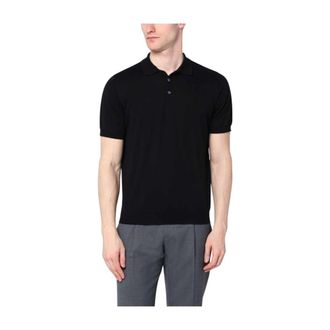 Drumohr Polo Shirts, male, Black, Size: 2XL Polo Manica Corta