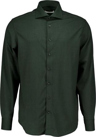 John Miller Long Sleeve Shirt - Heren - Casual Overhemden - Groen - XL - Overhemden