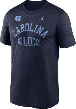 Nike Jordan Mens North Carolina Primetime Arch Mantra Legend Jordan Dri-FIT College T-Shirt in Blue | NKGK41SNCN-7XS