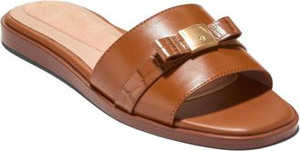 Cole Haan Go-To Emalia Slide Bow Leather Sandal