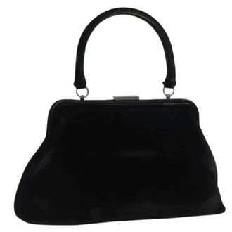 Prada Pre-owned Handbags, female, Black, Size: ONE SIZE Pre-owned Vintage Hand Bag