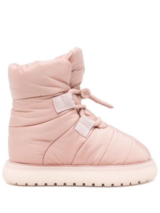Moncler padded design boots - women - Polyimide/Polyamide/Rubber - 41 - Pink