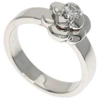 Chanel White Gold (18K) Band Ring (Pre-Owned)