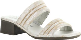 FLY London Eity Metallic Leather Sandal