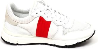 Woolrich Wit Planes Rood Schoen Model - Dames - Sneakers - Wit - 37 1/2 EU - Schoenen