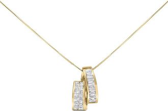 House of Brilliance Haus Of Brilliance 14K 1.62 Ct. Tw. Diamond Pendant Necklace