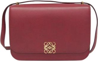 Loewe Pre-owned Goya Schoudertas - Dames - Vintage Schoudertas - Rood - ONE Size - Leer - Vintage