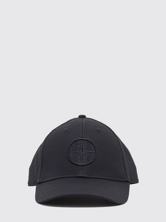 Stone Island Cappello da baseball in cotone con logo Stone Island