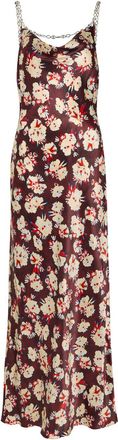 Paco Rabanne Floral-print Silk Maxi Dress - Multicoloured - 34 (UK6 / XS)