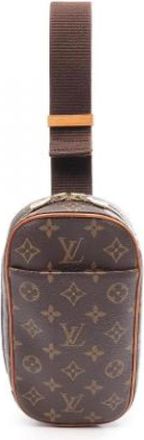 Louis Vuitton Pre-owned Vintage Canvas Fanny Pack - Dames - Vintage Schoudertas - Bruin - ONE Size - Leer - Vintage