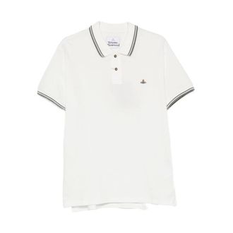 Vivienne Westwood Polo Cl&aacute;sico - Tops - Hombre - Blanco - 2XL