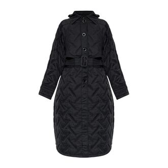 Emporio Armani Dames, Mantels, Zwart, Maat: XS Polyamide