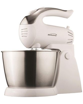 Brentwood 5 Speed Stand Mixer With Stainless Steel Bowl