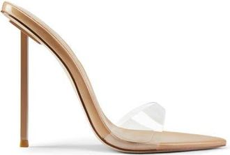 Femme Whiskey PVC Mule in Nude at Nordstrom, Size 13