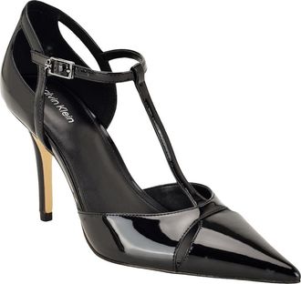 Calvin Klein Odielle Pointed Toe Pump in Black 001 at Nordstrom, Size 7.5