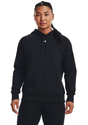 Under Armour Kapuzensweatshirt UNDER ARMOUR RIVAL, Damen, Gr. XS, schwarz, Obermaterial: 80% Baumwolle, 20% Polyester, B&uuml;ndchen, Sweatshirts Kapuzensweatshirt, aus
