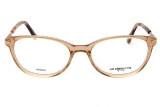 Liz Claiborne L470 Oval Acetate Eyeglasses - Beige