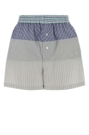 Moschino Multicolor Stripes Shorts