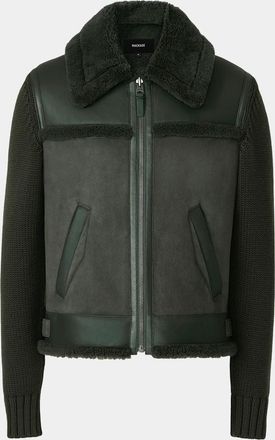Mackage Men & apos;s Mackage Torrian Suede Shearling Jacket
