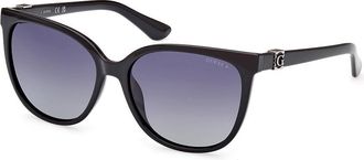 Guess GU7864 Polarized 01D Womens Sunglasses Black Size 58