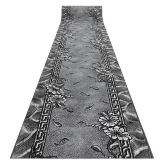 RugsX RugsX Bcf Morad Runner in Grey | Size: 120 cm x 430 cm